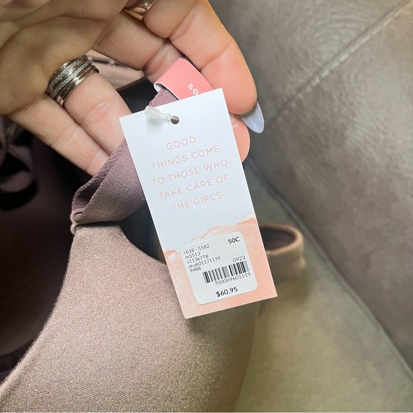 CACIQUE Backsmoother Lightly Lined Bra Tan Brown NWT Plus Size‎ Full Coverage - Picture 4 of 7